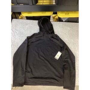 Gaiam Restorative Hoodie Black Slim Fit Activewear Pullover GAM213TL05026 M